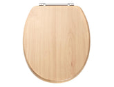 Soft Close Beech Toilet Seat